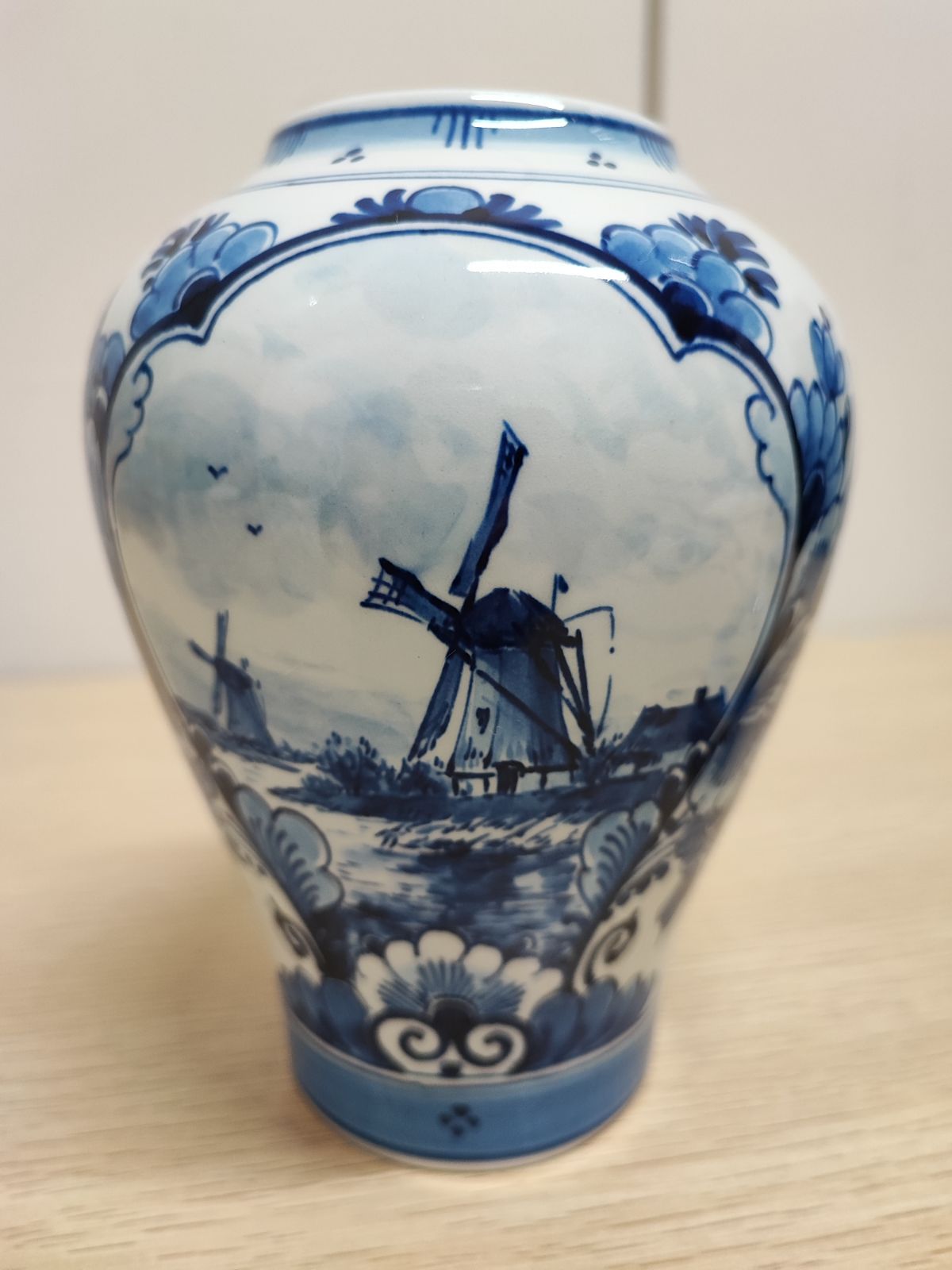 Royal Delft ロイヤル デルフト オランダデルフト焼 蓋付き花瓶 - メルカリ