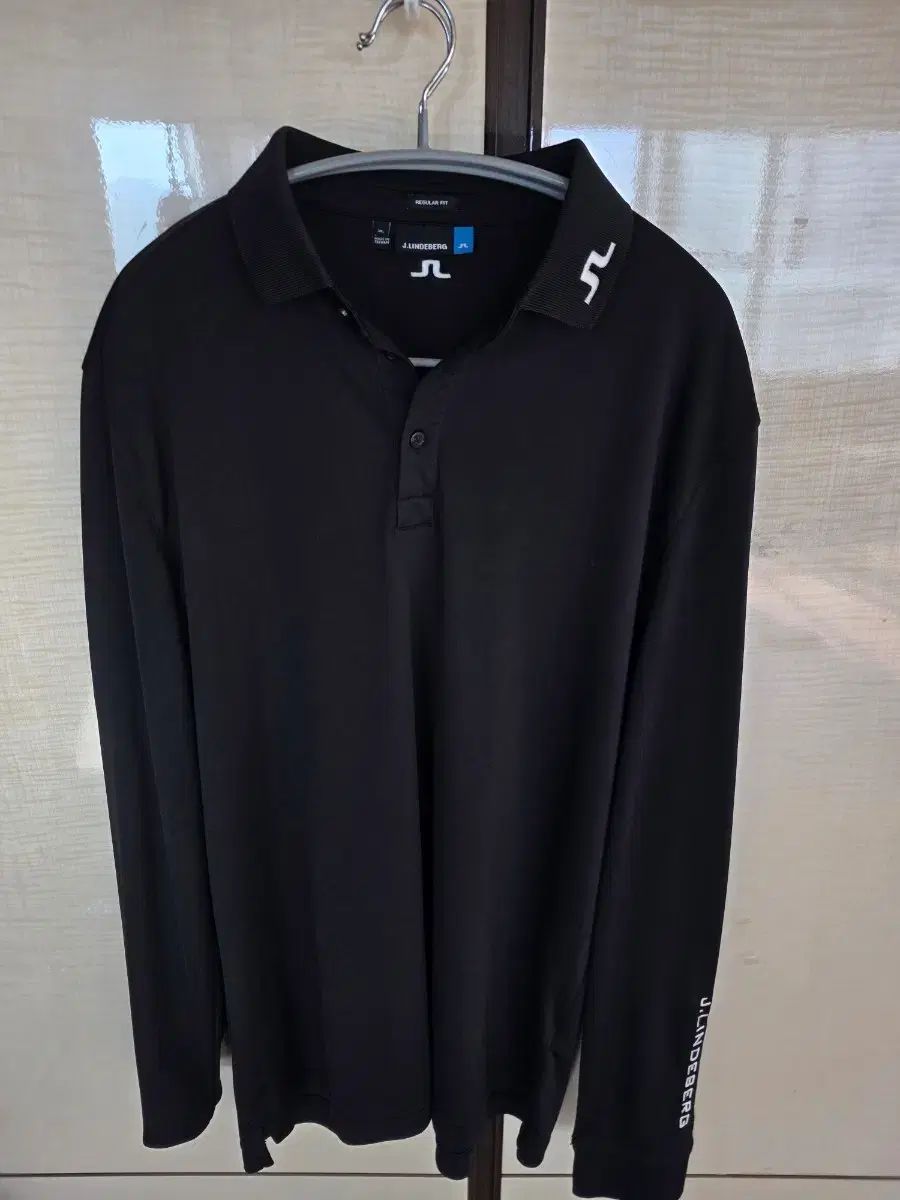 J.LINDEBERG J.リンドバーグ ブラック 長袖 メンズ ポロTシャツ XL
