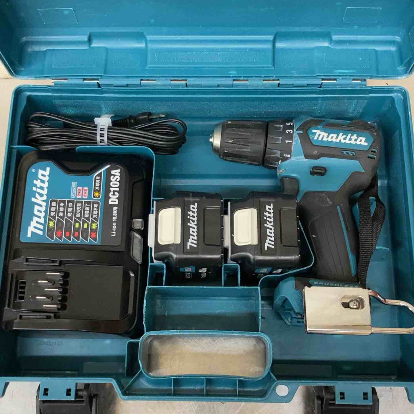 品 マキタ makita コードレスドリルドライバー 10 8 V フルセット 4 0 Ahバッテリー 付き 柏店