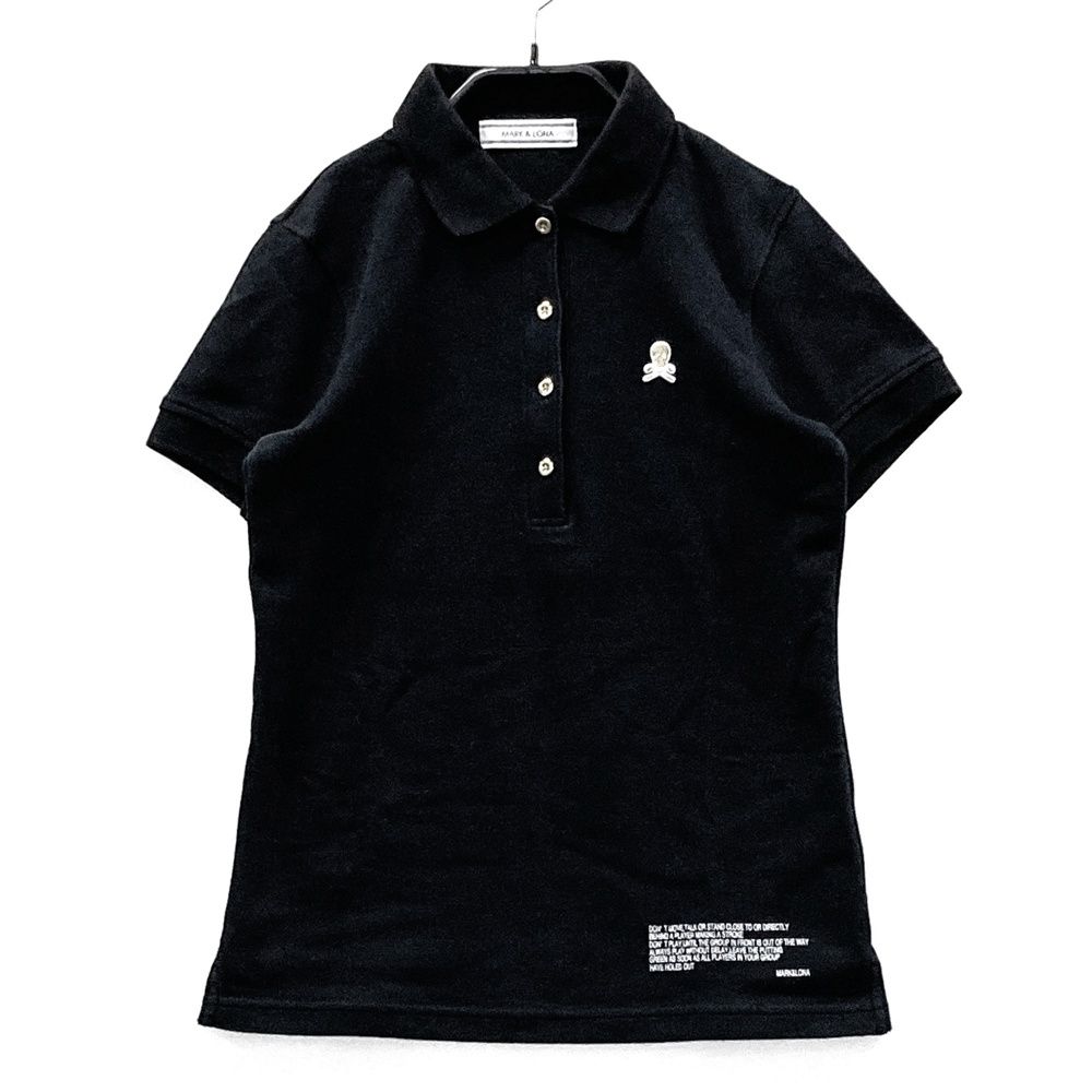 サイズ：34 MARK&LONA マークアンドロナ 半袖ポロシャツ スカル