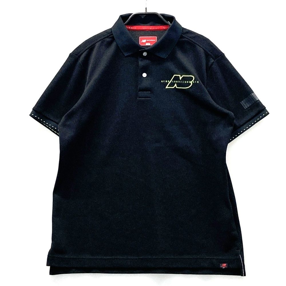 サイズ：5 NEW BALANCE GOLF ニューバランス ロゴ刺繍入り 半袖