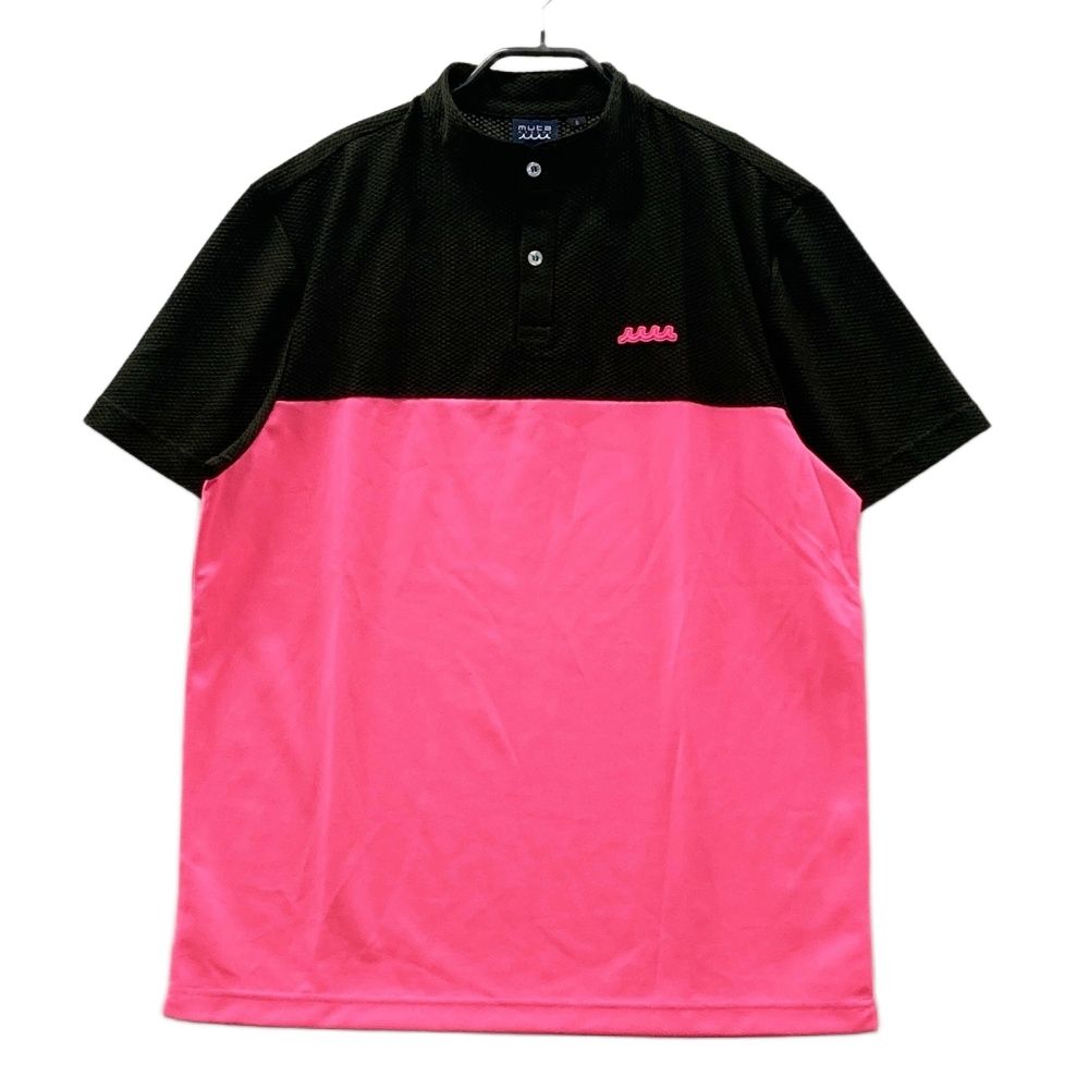 サイズ：6 MUTA MARINE ムータマリン スタンドカラー 半袖ポロシャツ