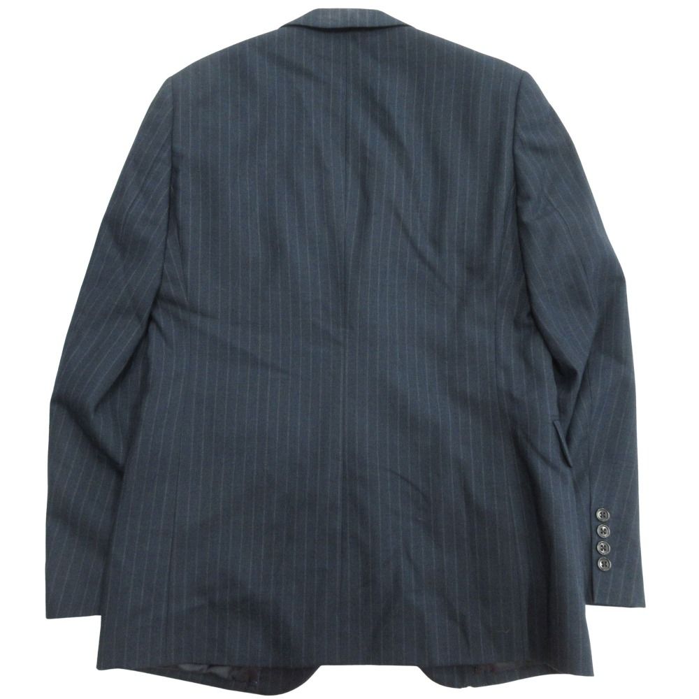 美品 COMME CA ISM コムサイズム ウール ストライプ セットアップ