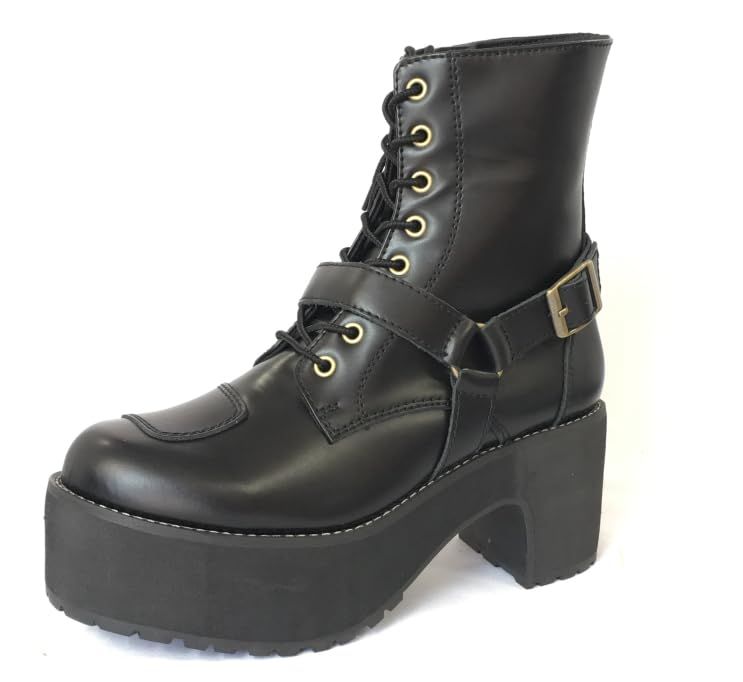 ワイルドウィング バイクブーツ ファルコン超厚底OD 50 黒 25.5㎝ ブラック