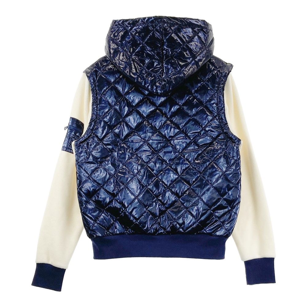 サイズ M DOCUS ドゥーカス 2 WAY 中綿切替 ジップジャケット ネイビー系 ゴルフウェア メンズ ストスト