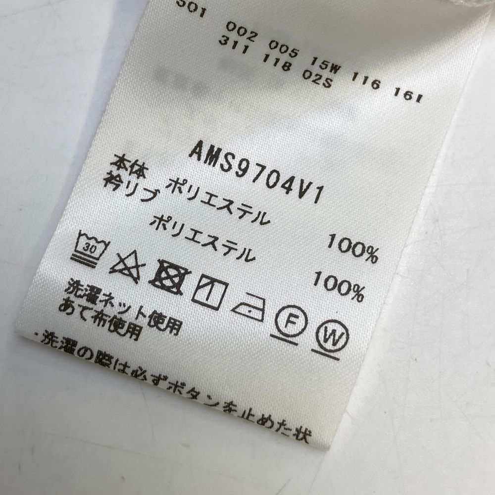 サイズ：M AND PER SE アンパスィ AMS9704V1 2024年モデル 半袖ポロシャツ ホワイト系 [240101581785] ゴルフウェア メンズ ストスト