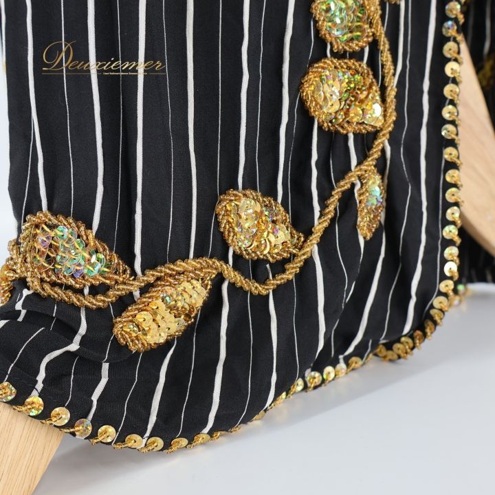 ベリーダンス 衣装 サイーディドレス ブラック系 ワンピース ドレス