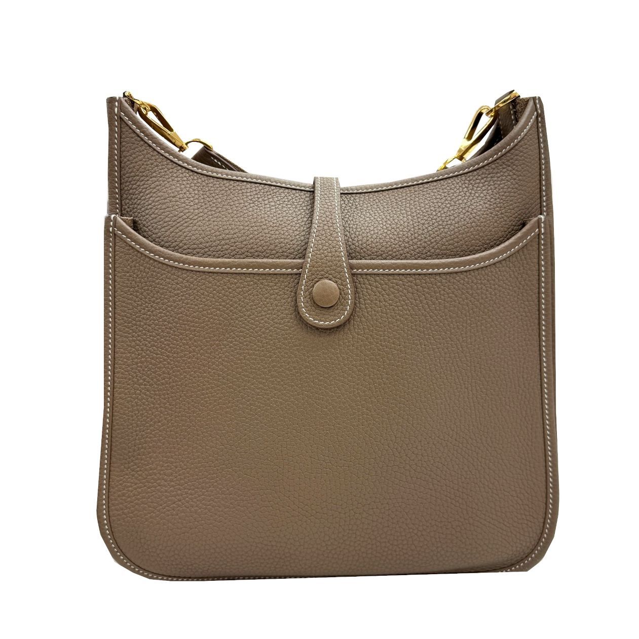 HERMES エルメス エブリン3 PM トリヨンクレマンス エトゥープ GP ゴールド金具 Z刻印 2021年製 エヴリン ショルダーバッグ トリヨン 斜め掛け レディース メンズ 人気 お洒落 【ブランドギャラリー心斎橋店】 HERMES - HERMES エルメス エブリン3 PM トリヨンクレマンス