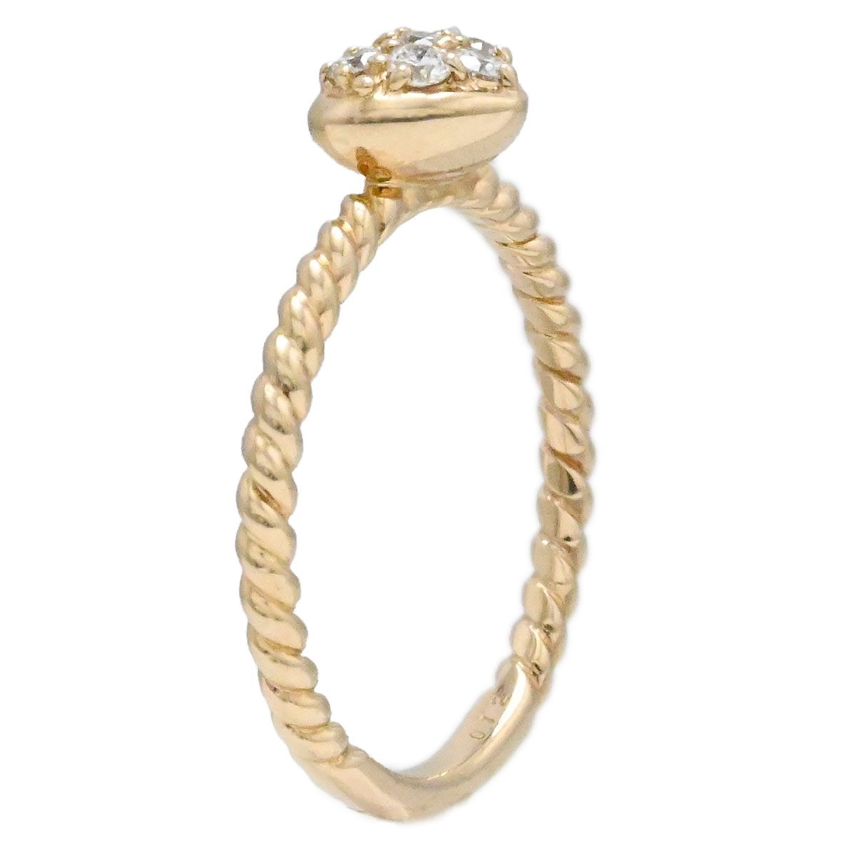 ポンテヴェッキオ Ponte Vecchio P/V K18PG ハート ダイヤモンド0.12ct