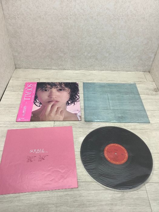 U 2 松田聖子 LPレコード SQUALL スコール 再生未 帯付き SONY