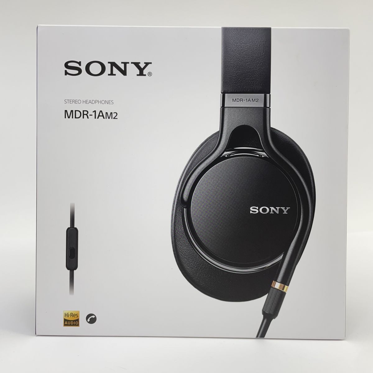 SONY ステレオヘッドホン 有線ヘッドホン MDR-1AM2 ブラック ※中古