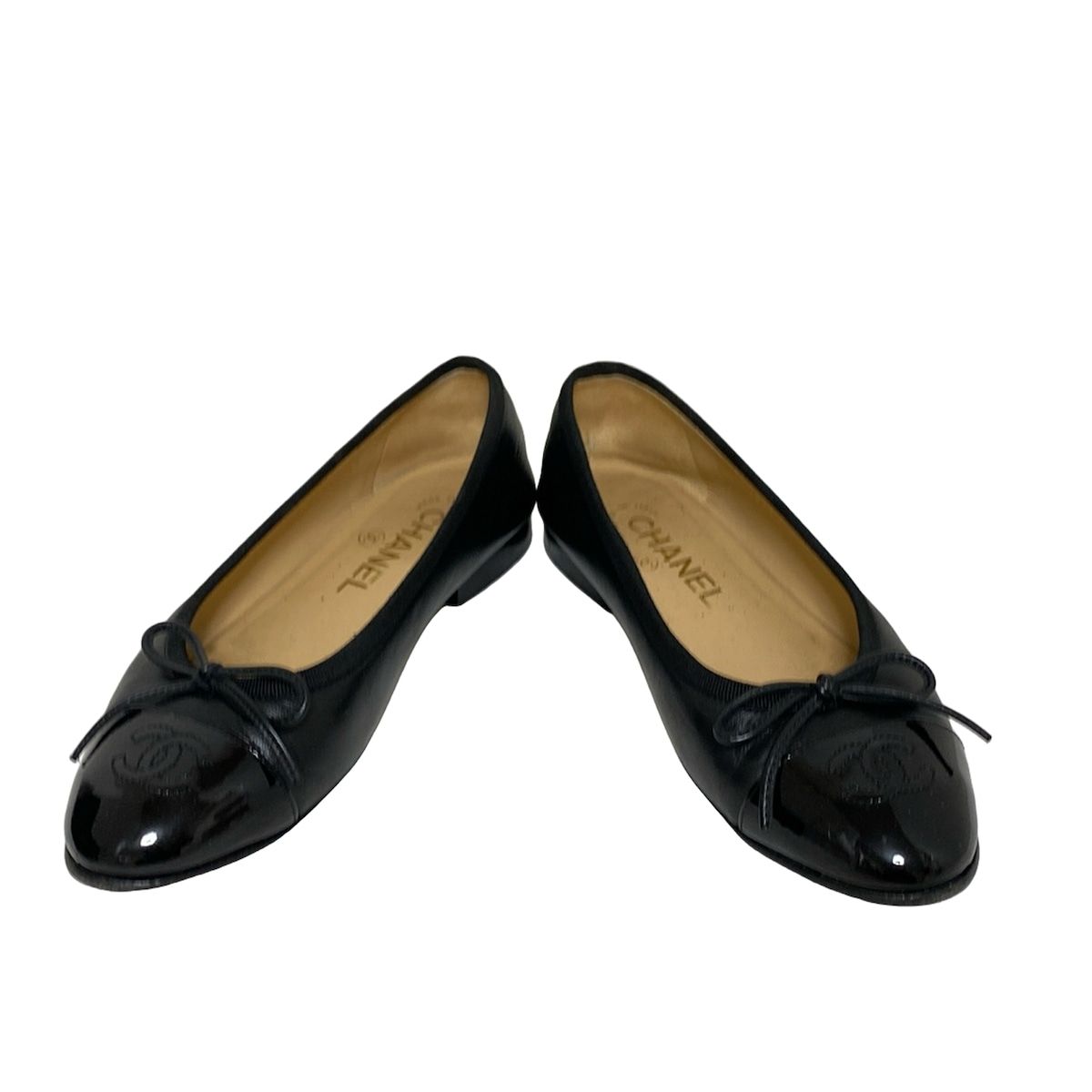 CHANEL(シャネル) フラットシューズ 35 1/2C レディース - G02819 黒