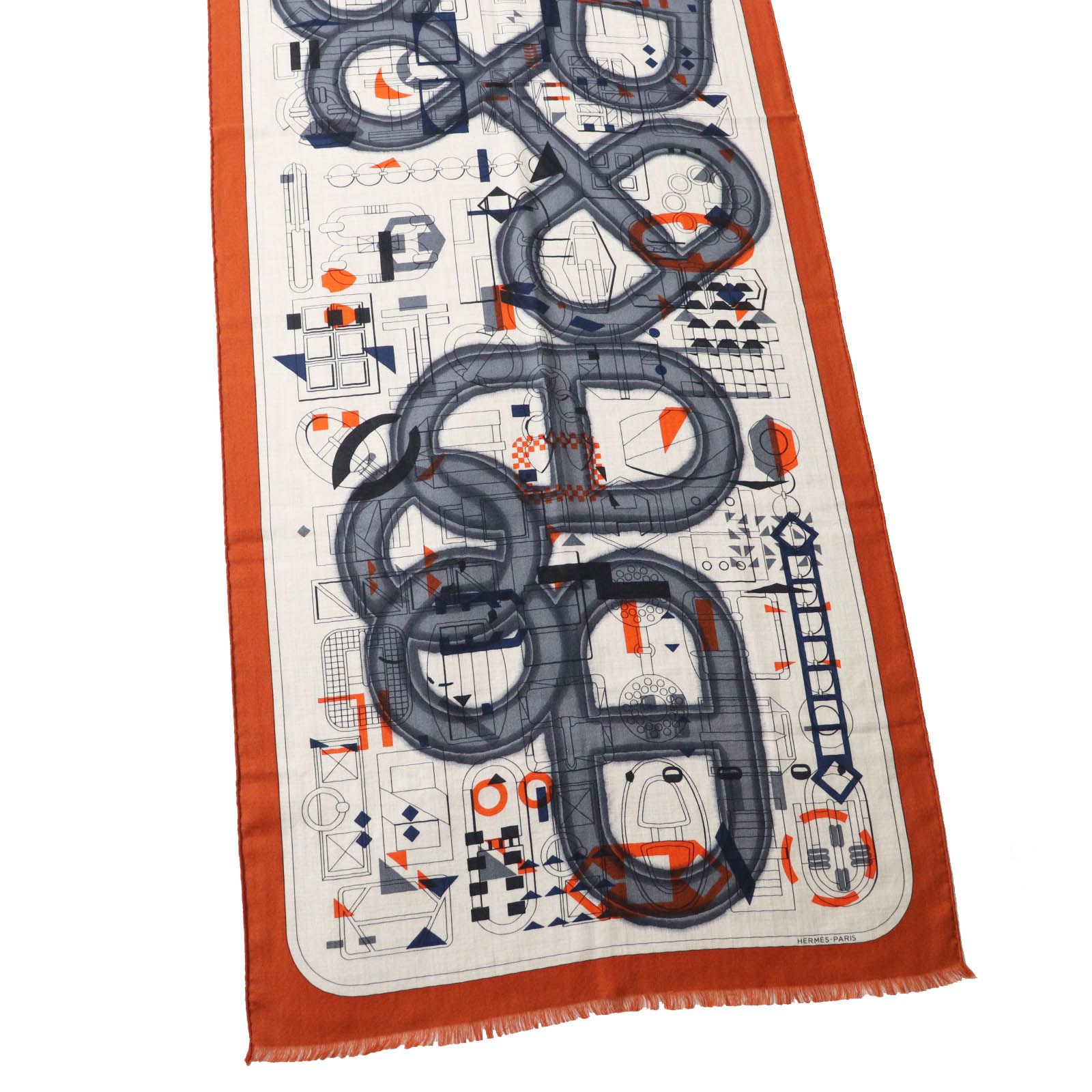 極美品◎HERMES エルメス 23AW レクタングル アンプリムール・フルー