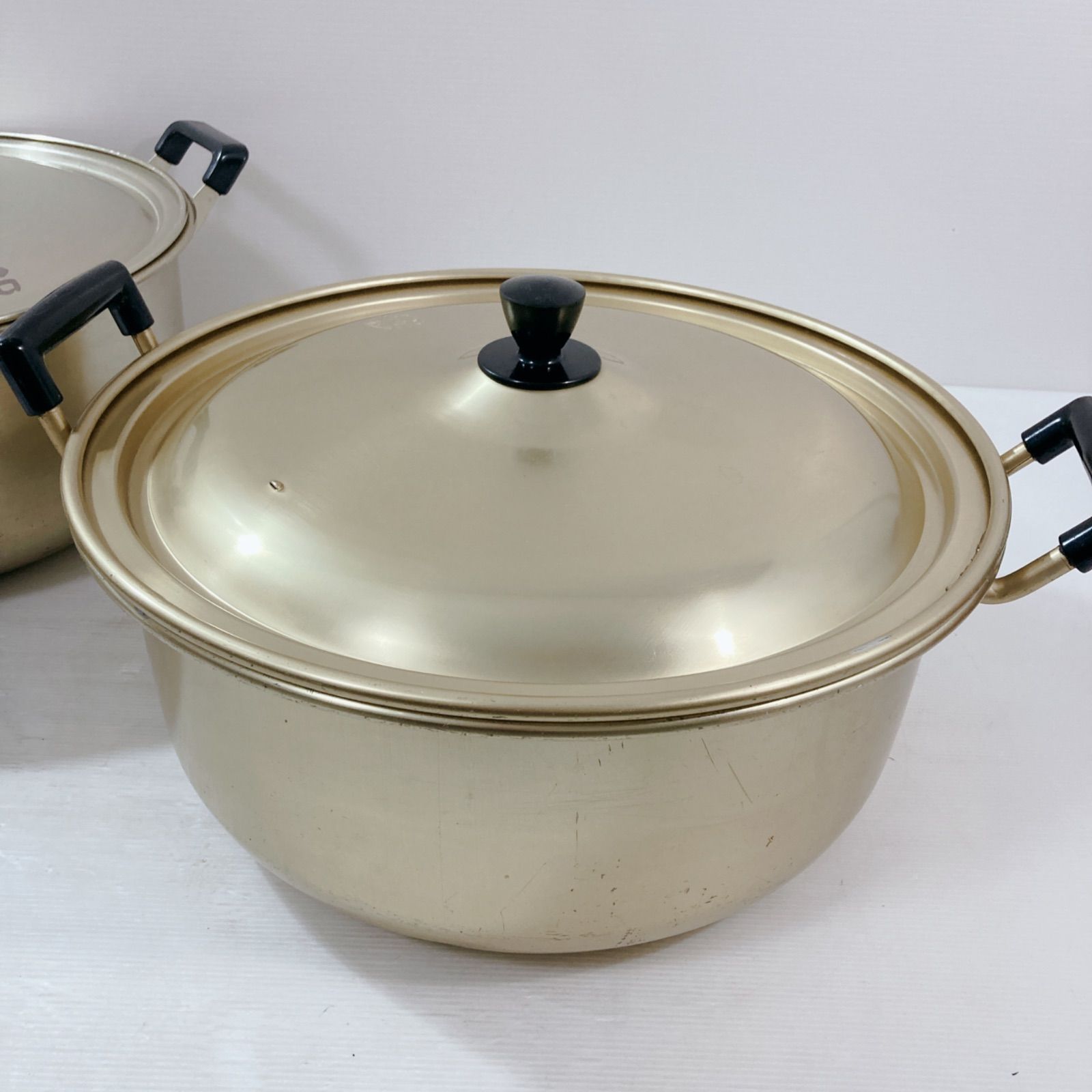 アルマイト製 業務用鍋 両手鍋 調理器具 大鍋