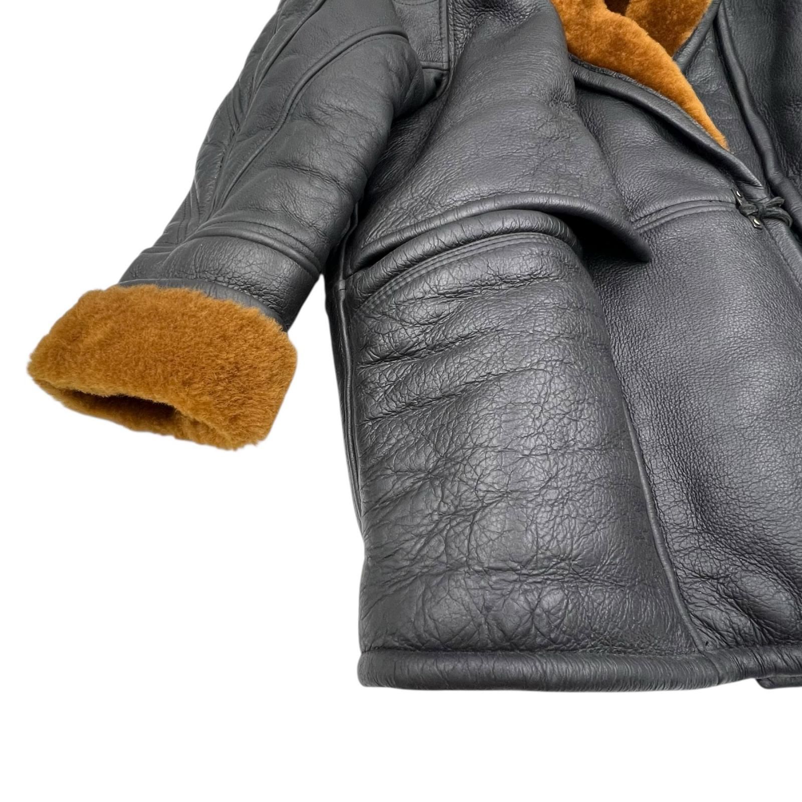 OTTO collection リアルムートン レザージャケット Mサイズ - メルカリ