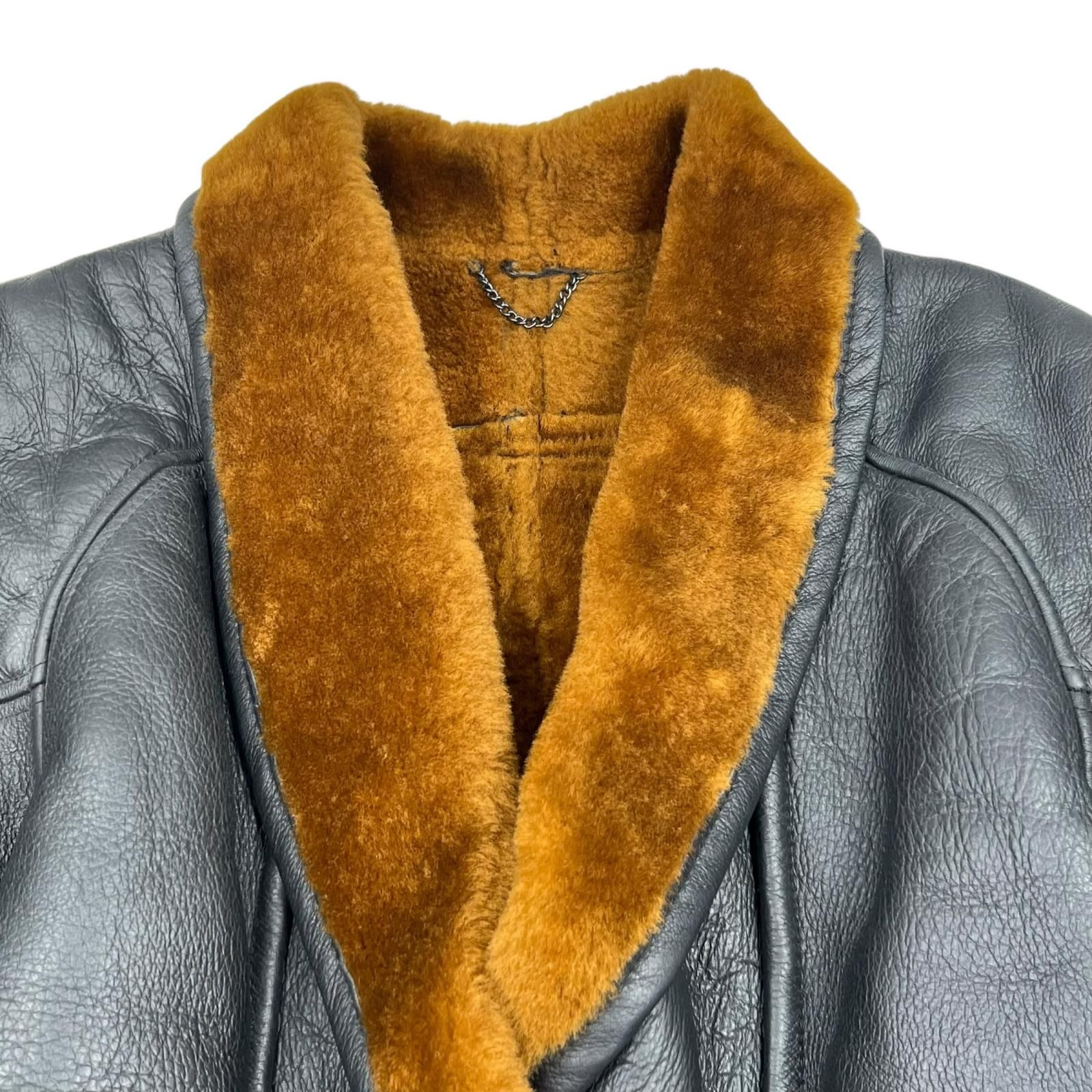 OTTO collection リアルムートン レザージャケット Mサイズ - メルカリ