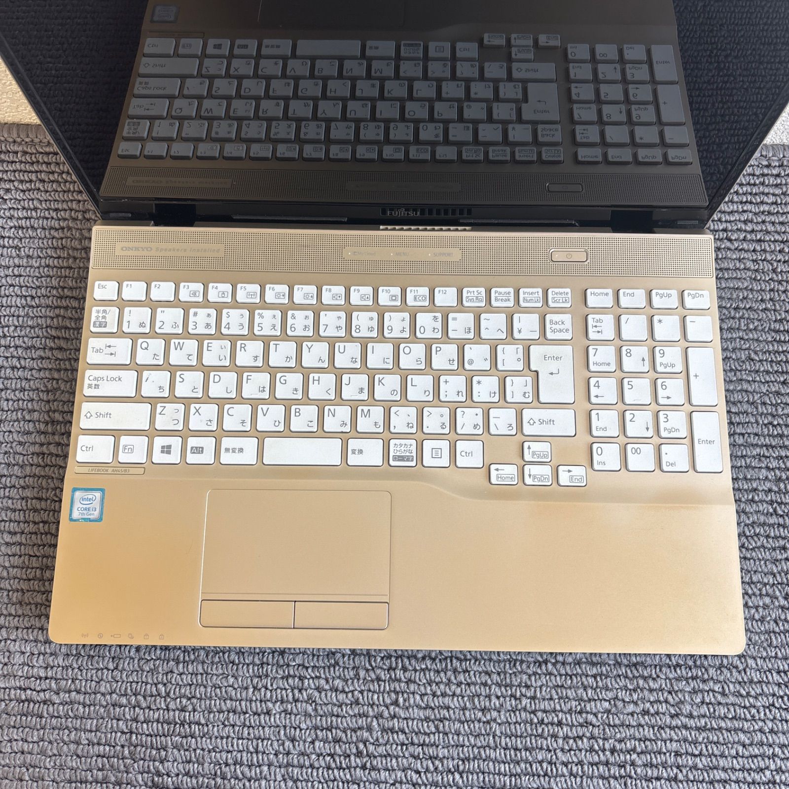 富士通lifebook AH45/B3 i3-7130U メモリ4GB HDD1TB Win10 - メルカリ