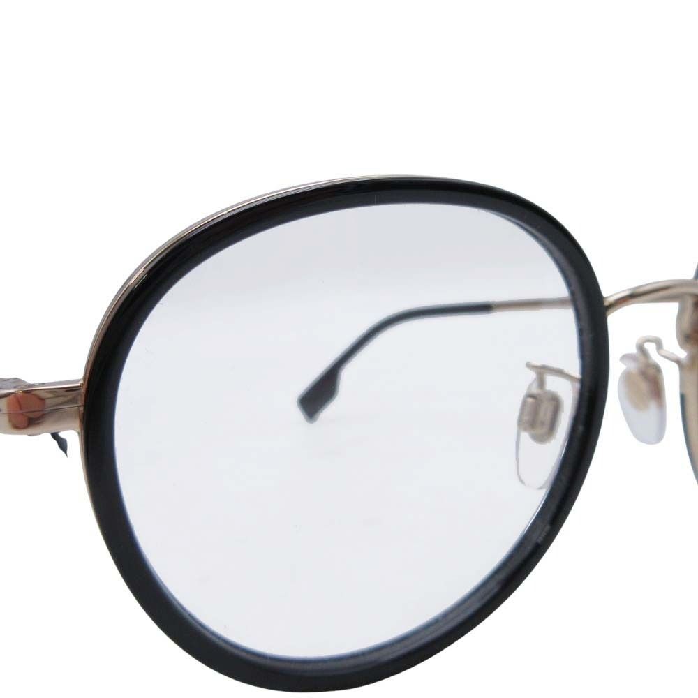 未使用 BURBERRY バーバリー ワッパ ラウンド メガネ 眼鏡 アイウェア サングラス セルフレーム 黒 ブラック B 1358D 1109 メンズ レディース 古着 中古 USED 未使用 BURBERRY バーバリー ワッパ ラウンド メガネ 眼鏡 アイウェア