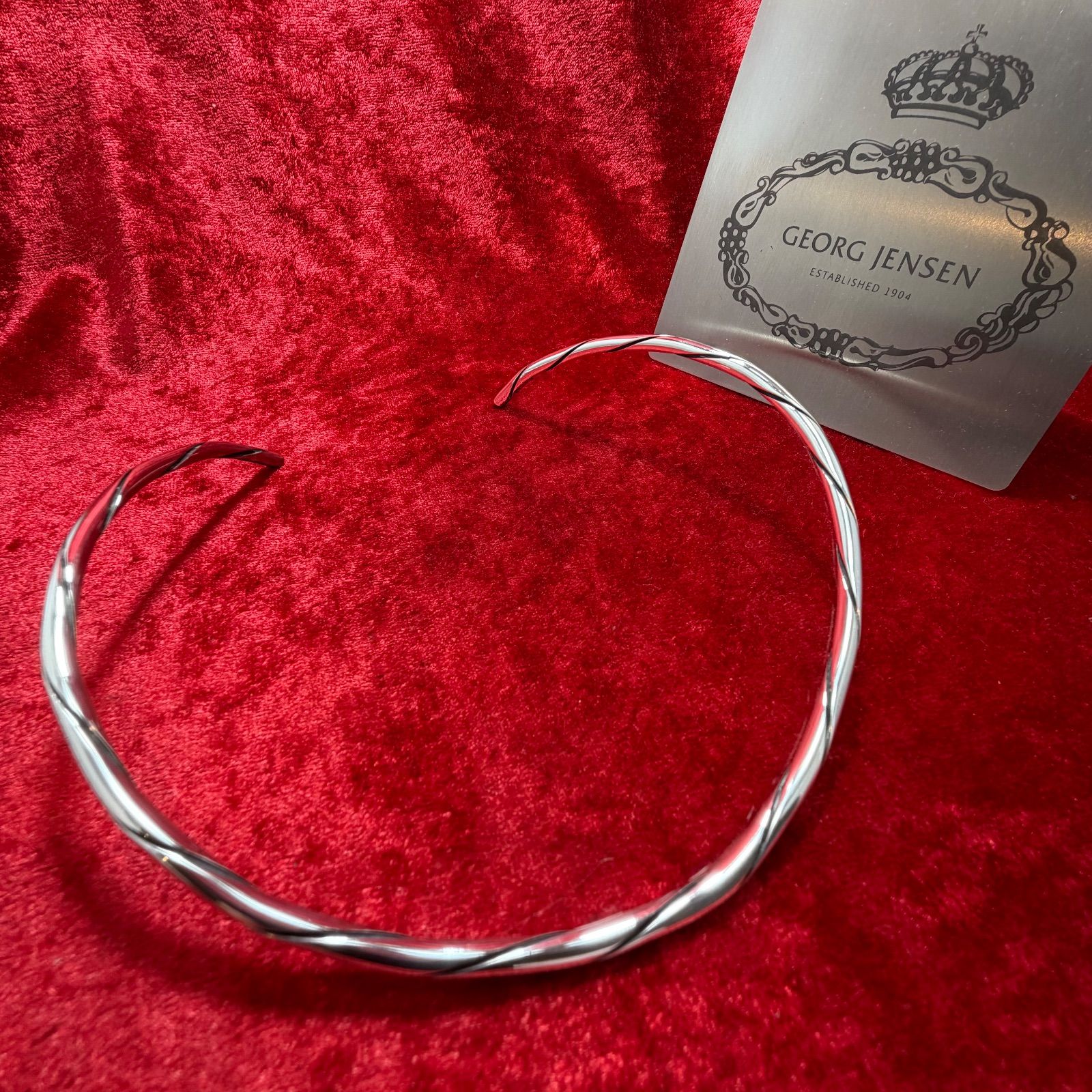 チョーカー ♯A 80 38 1 g ジョージジェンセン GEORG JENSEN