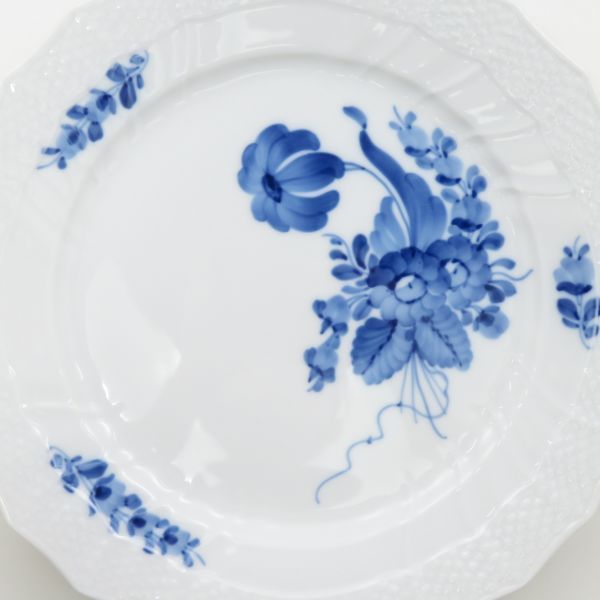 ロイヤルコペンハーゲン プレート□ブルーフラワー カーブ ディナー