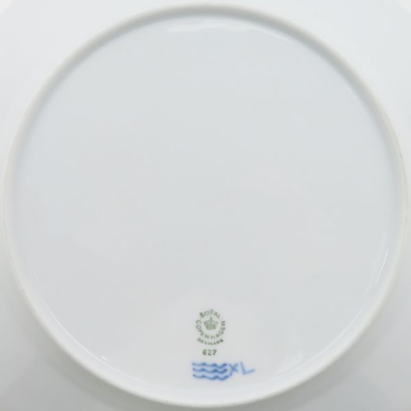 ロイヤルコペンハーゲン プレート□ブルーフラワー カーブ ディナー