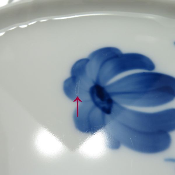 ロイヤルコペンハーゲン プレート□ブルーフラワー カーブ ディナー