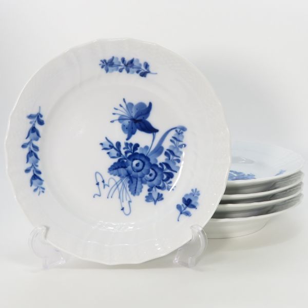 ロイヤルコペンハーゲン プレート□ブルーフラワー カーブ ランチ