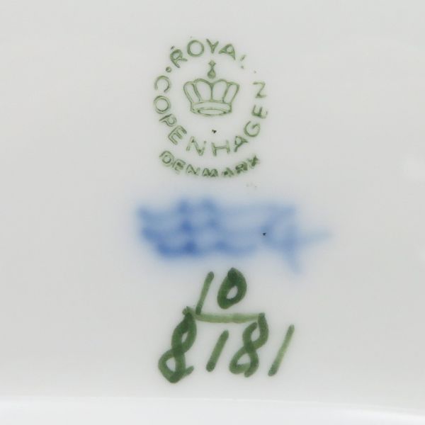 ロイヤルコペンハーゲン プレート□ブルーフラワー プレイン スクエア