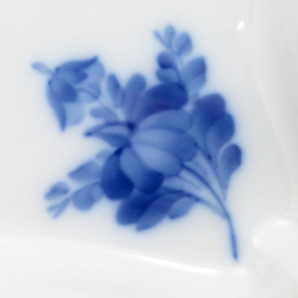 ロイヤルコペンハーゲン プレート□ブルーフラワー プレイン スクエア