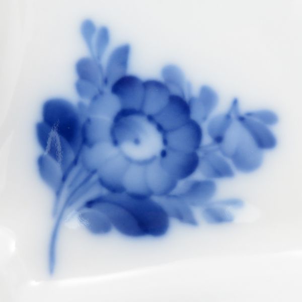 ロイヤルコペンハーゲン プレート□ブルーフラワー プレイン スクエア