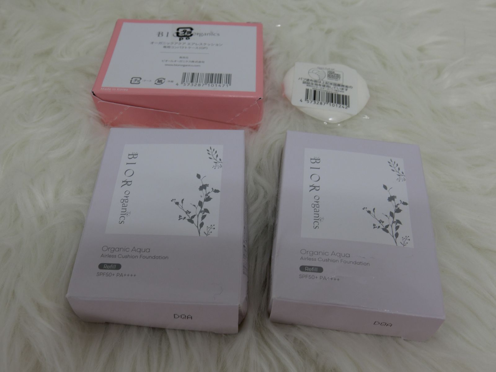新品ビオールオーガニクス クッションファンデ＆ケース＆美容液 3種5点