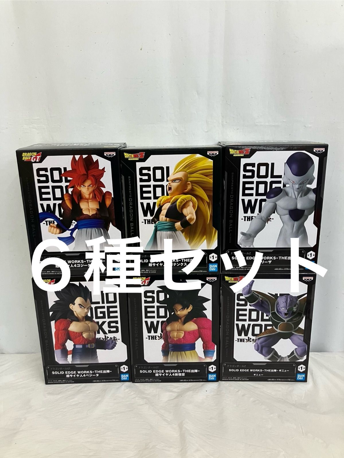 未開封 DRAGON BALL ドラゴンボール THE出陣 フィギュア 6種 LFQ210