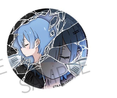 レム AFORCE×DRAGON HORSE Re:ゼロから始める異世界生活 ホロ缶バッジ