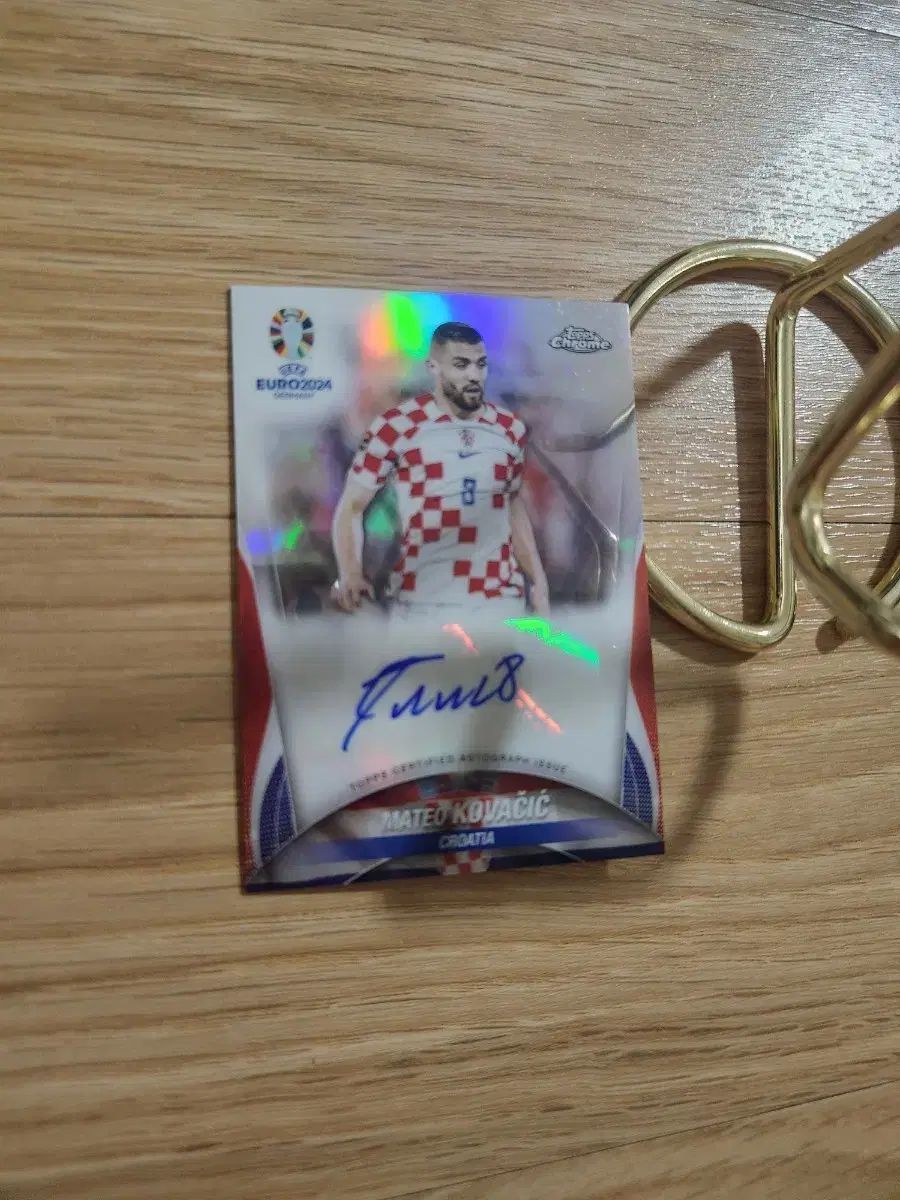 24 TOPPS クロム マンチェスターシティ マテオ コバチッチ サイン