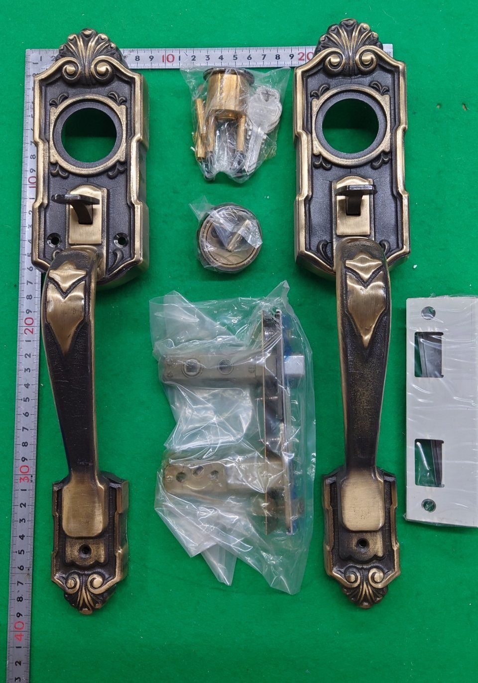 川口技研 エンペラー2号 玄関錠 アンティーク レトロ