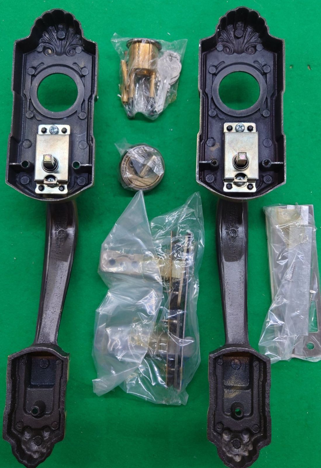 川口技研 エンペラー2号 玄関錠 アンティーク レトロ