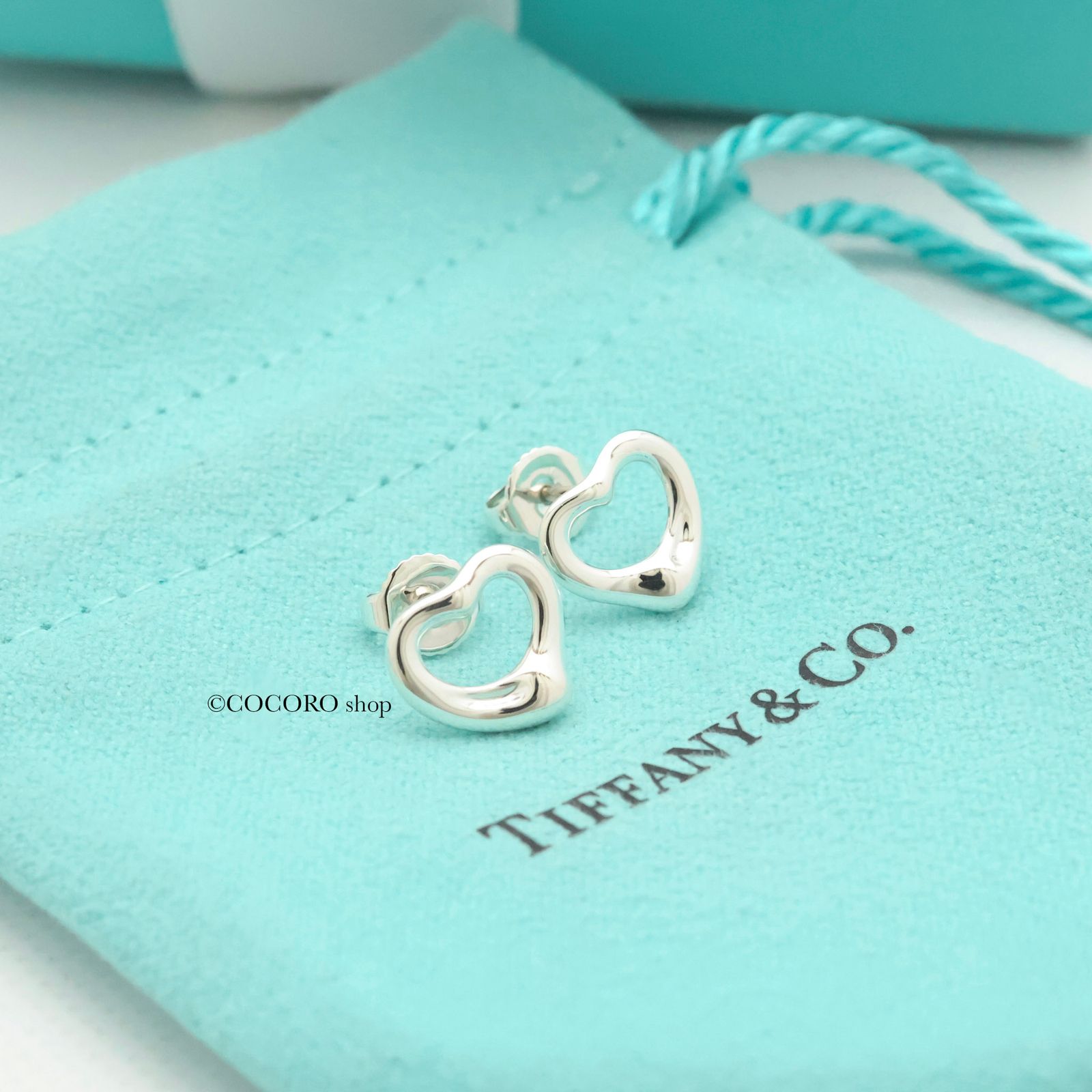 美品】ティファニー TIFFANY&Co. オープンハート エルサペレッティ