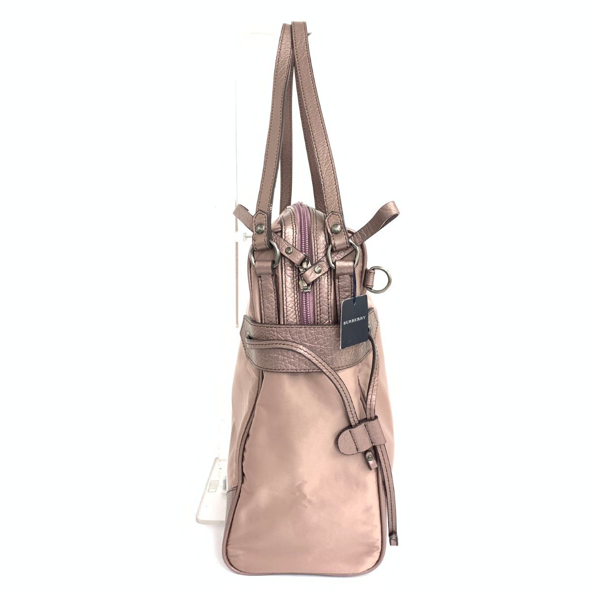BURBERRY LONDON バーバリーロンドン トートバッグ ナイロン×レザー 