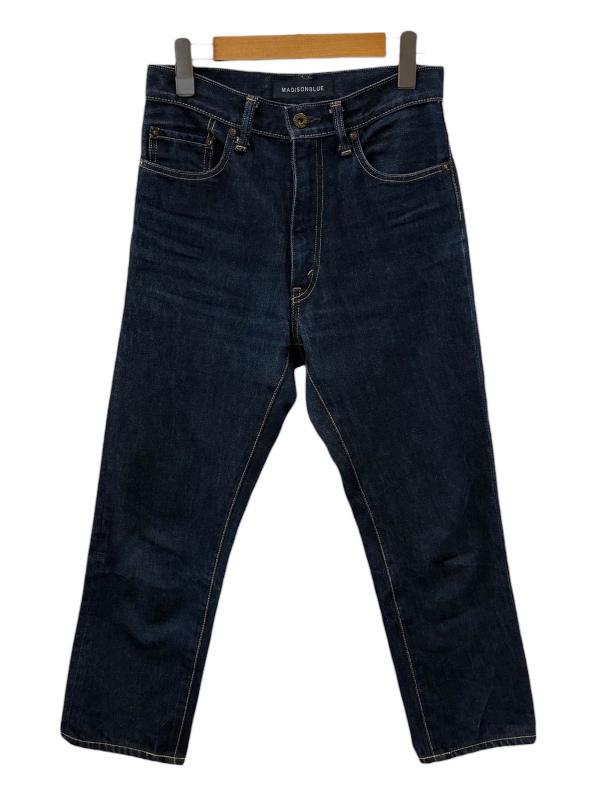 マディソンブルー デニムパンツ ボトム MB 171-3018 DE 01 S インディゴ ネイビー レディース 078