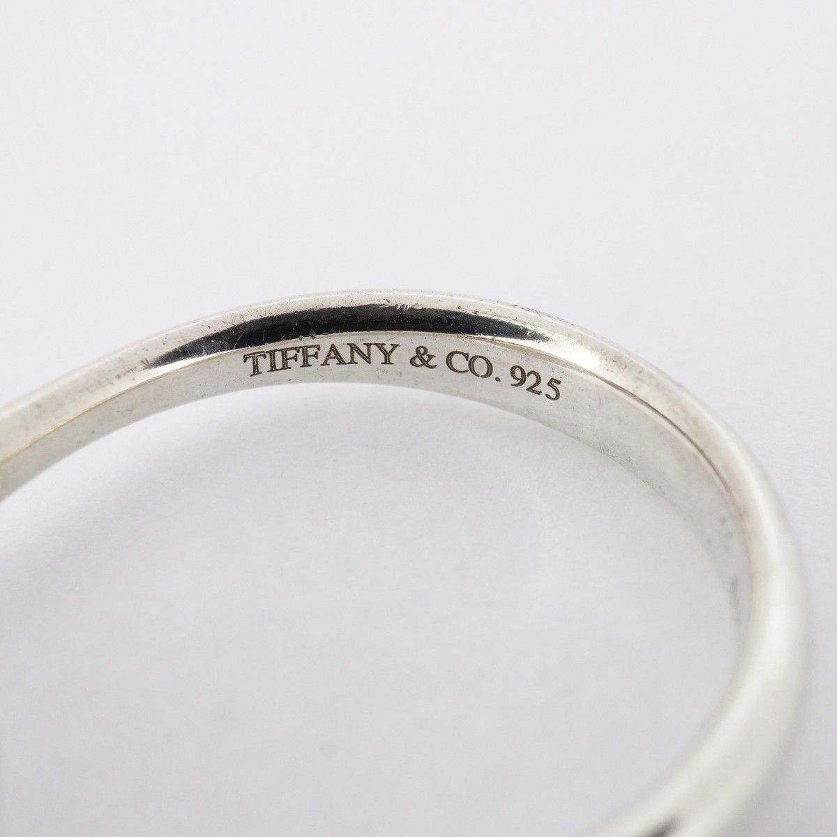 5job0725】ティファニー リング ビーン シルバー925 11号【中古