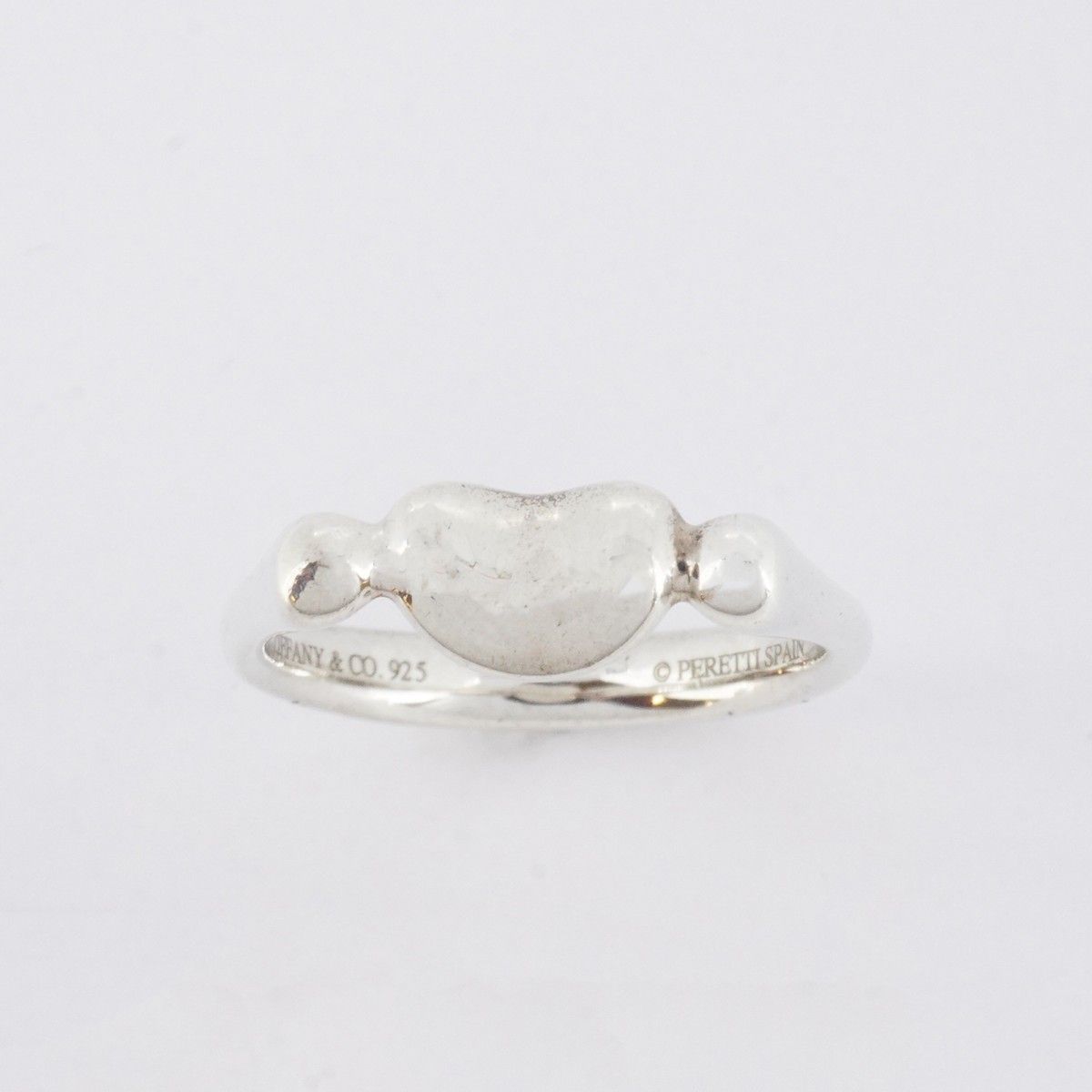 5job0725】ティファニー リング ビーン シルバー925 11号【中古