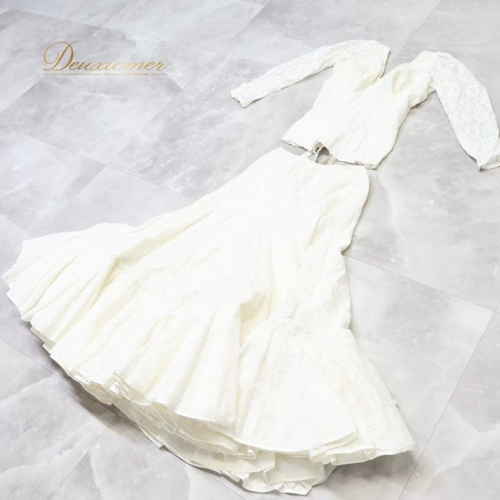 フラメンコ衣装　上下ツーピースセット フラメンコ 衣装 ツーピース セットアップ トップス ファルダ スカート