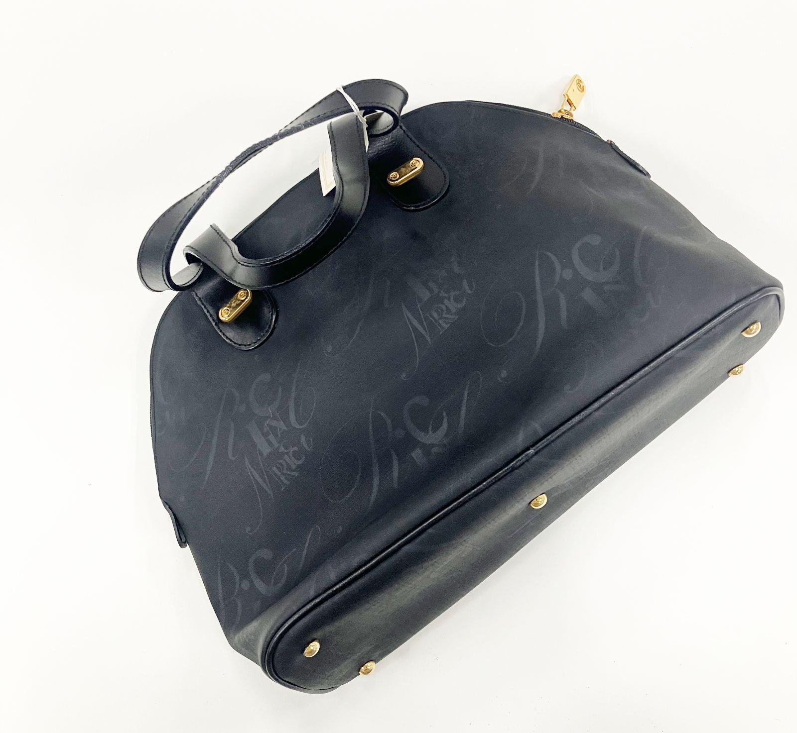 未使用品 NINA RICCI ニナリッチ ハンドバッグ ブラック ：A3276