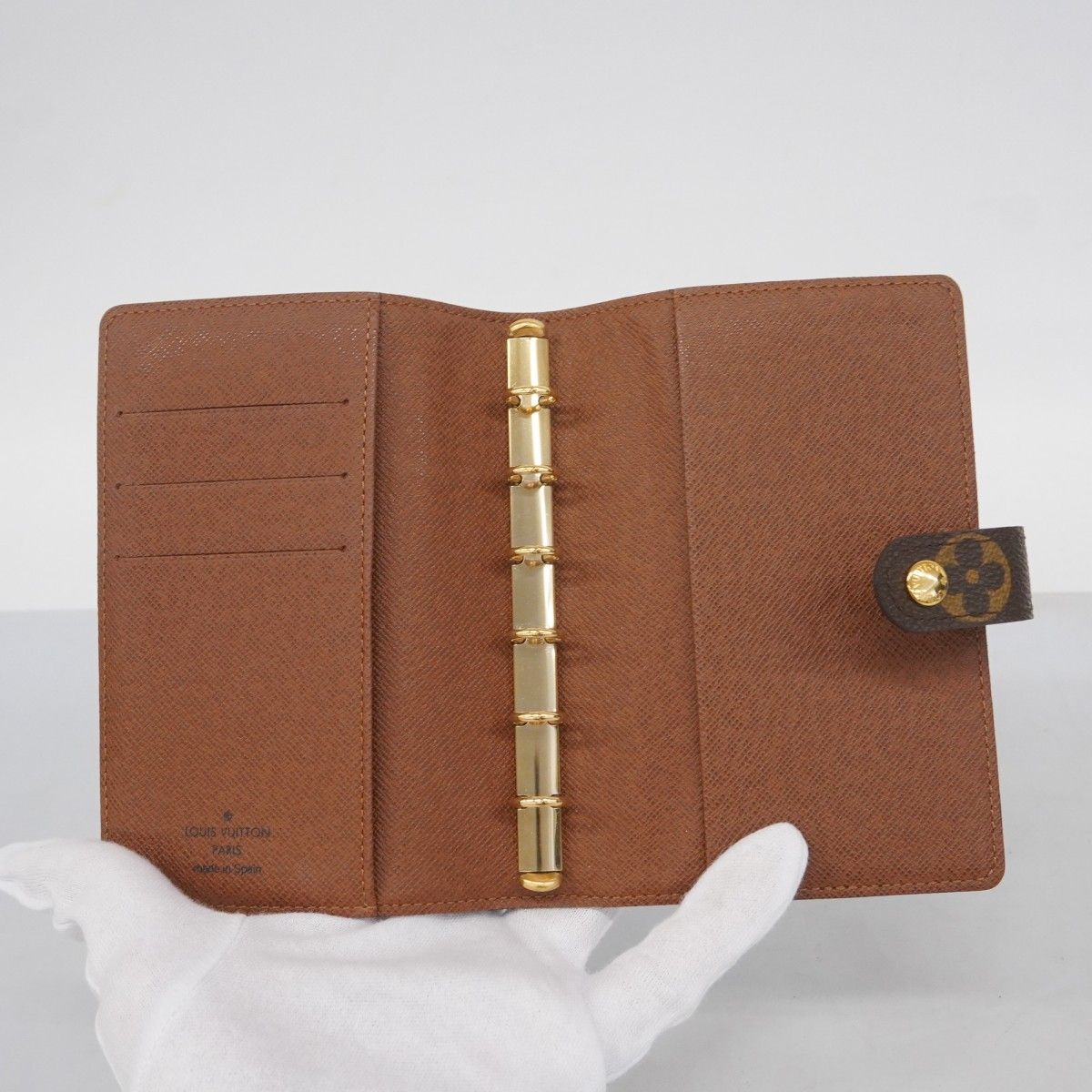  5 pa 0178 ルイヴィトン 手帳カバー モノグラム アジェンダPM R 20005 ブラウン メンズ レディース ユニセックス 手帳 手帳 日記 家計簿