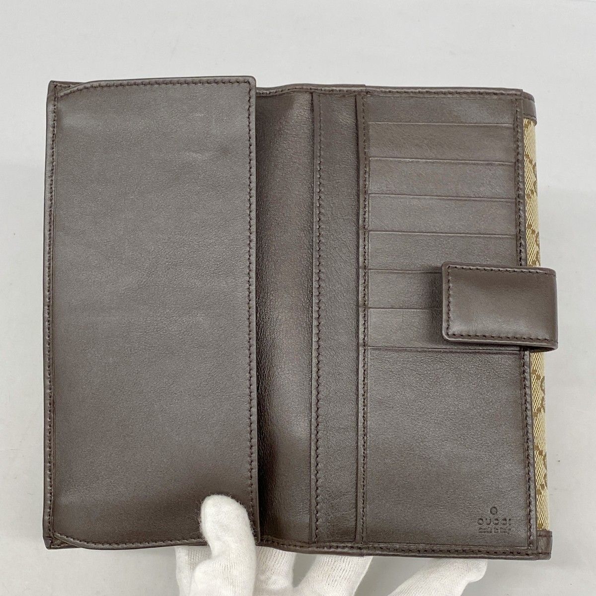 5pa0038】グッチ 長財布 インターロッキングG GGキャンバス 282426