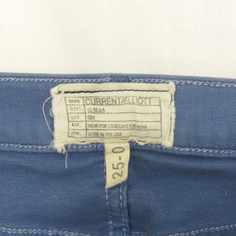 カレントエリオット CURRENT ELLIOTT ストレッチ パンツ ブルー 25