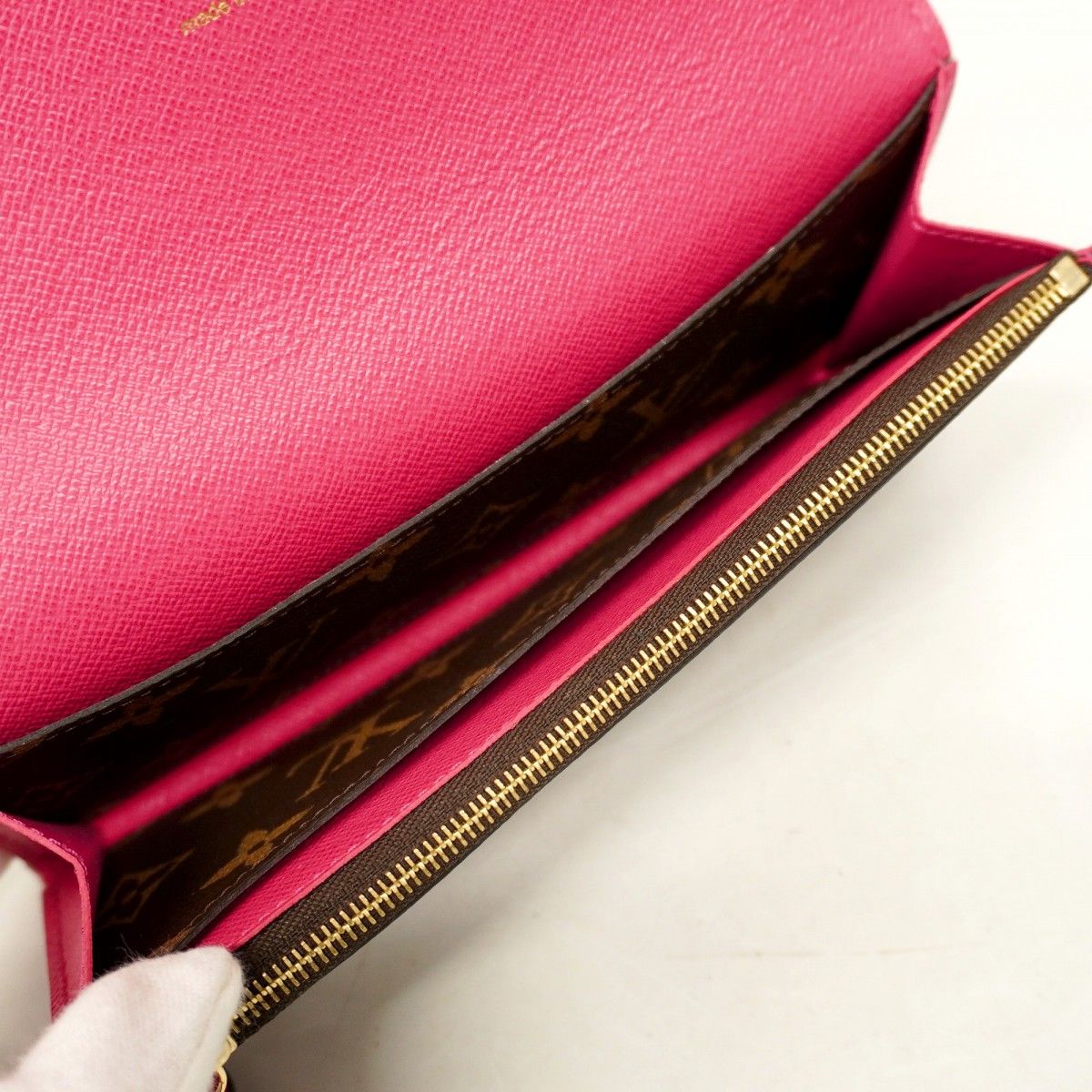 5pa0249】ルイヴィトン 長財布 モノグラム ポルトフォイユエミリー