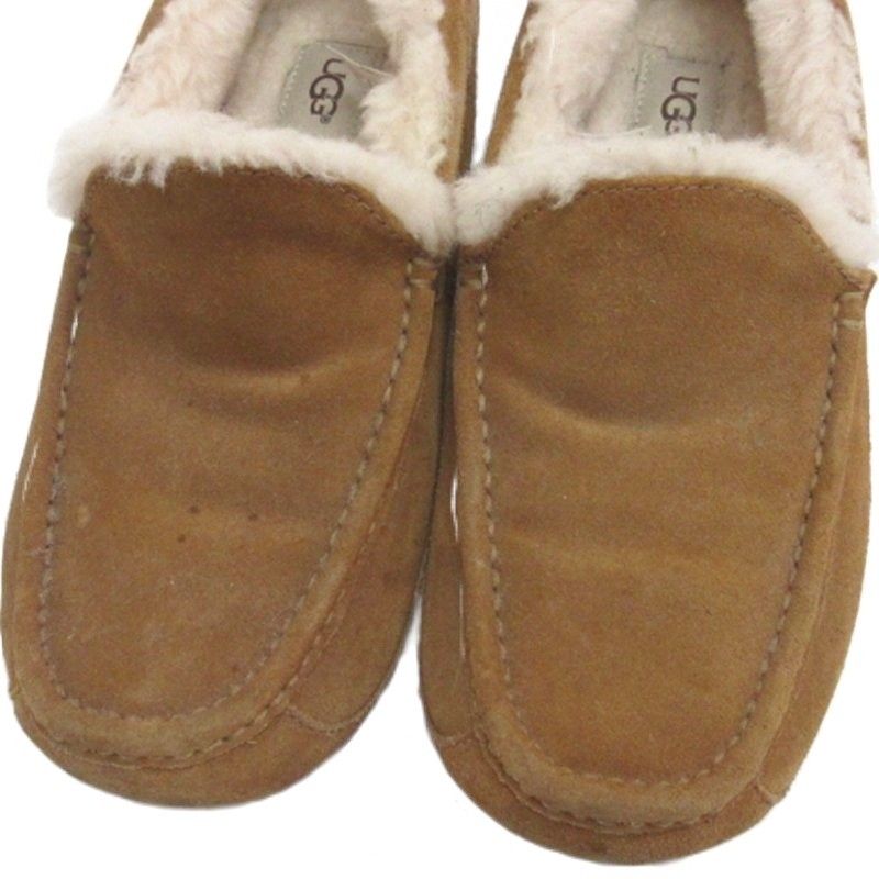 アグ UGG アスコット モカシンシューズ ブラウン 27cm - メルカリ