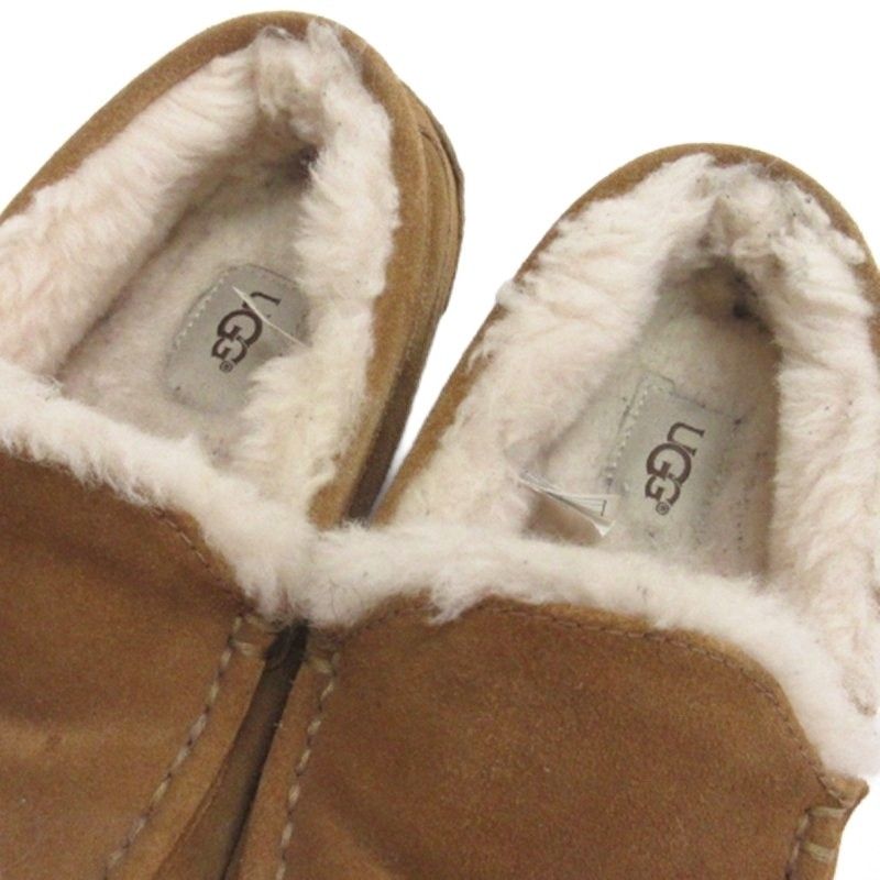 アグ UGG アスコット モカシンシューズ ブラウン 27cm - メルカリ