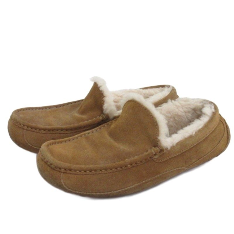 アグ UGG アスコット モカシンシューズ ブラウン 27cm - メルカリ